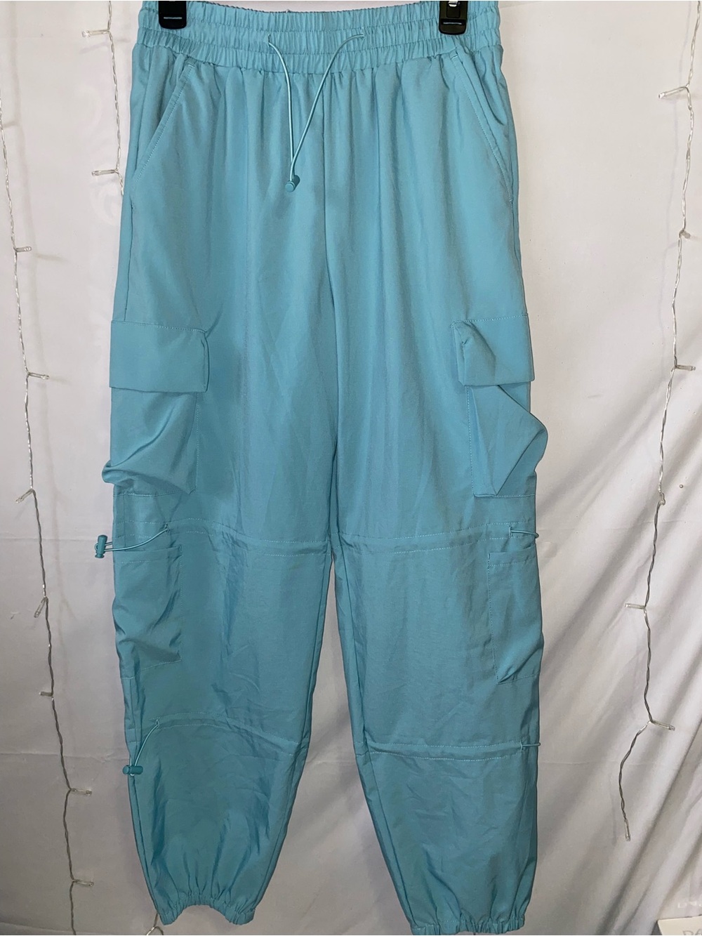 Light Blue Men's Cargo Jogger Pants - Casual Activewear